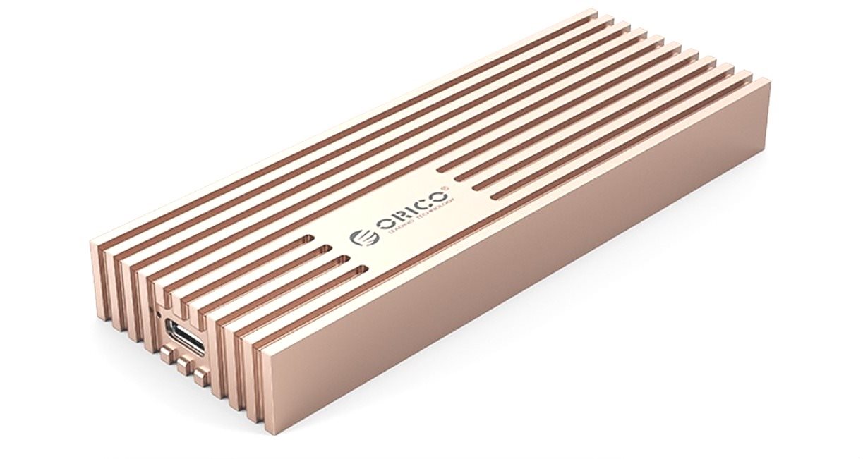 ORICO M233C3 USB 3.2 M.2 NVMe SSD Enclosure (20G), rózsa-arany