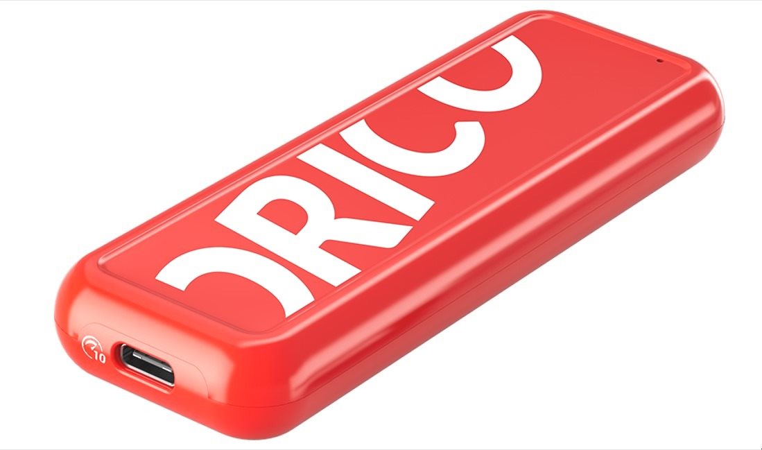 ORICO CPM2C3 M.2 SATA Type-C USB 3.1 Gen1 SSD Enclosure, piros