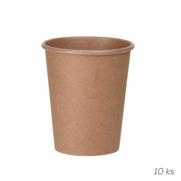 ORION pohár papír NATURE 0,25 l 10 db