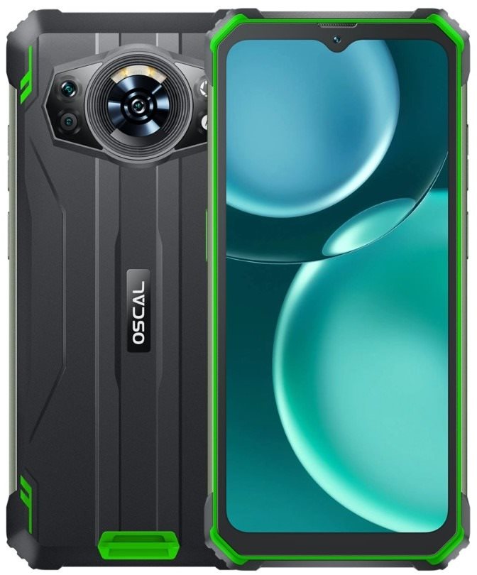Mobiltelefon Oscal S80 zöld