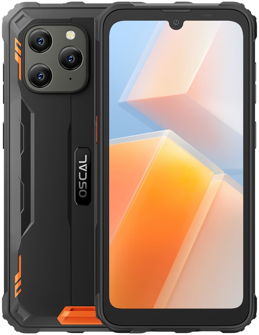 Mobiltelefon Oscal S70 Pro narancssárga