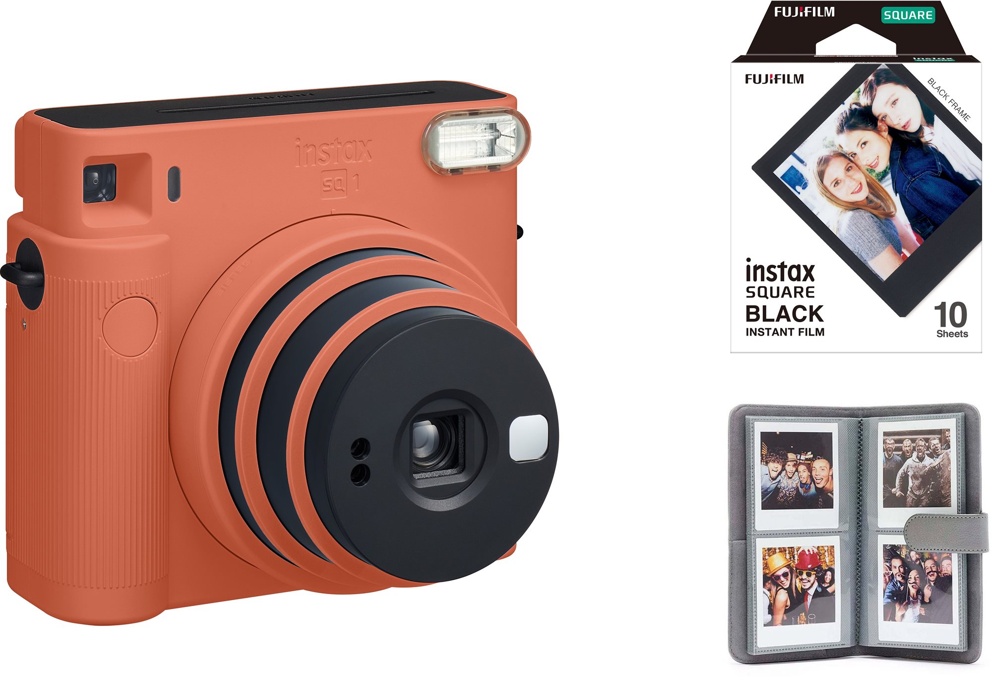 FujiFilm Instax SQ1 narancssárga Big bundle