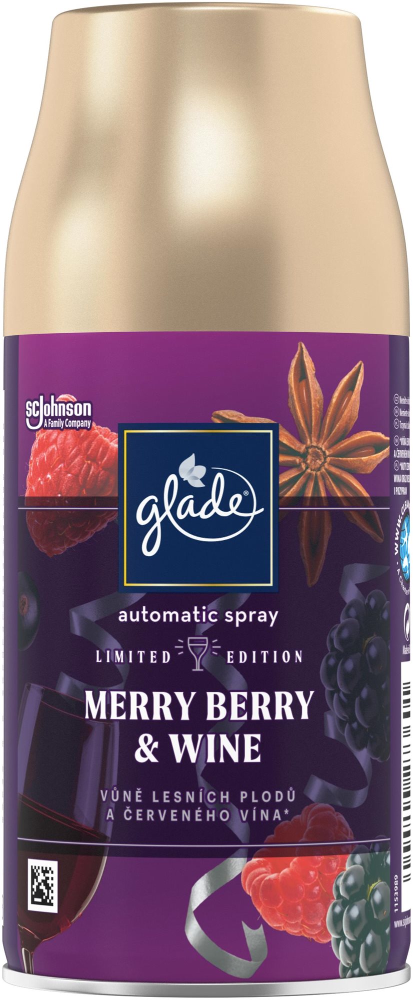 GLADE Automatic Utántöltő Berry Wine 269 ml