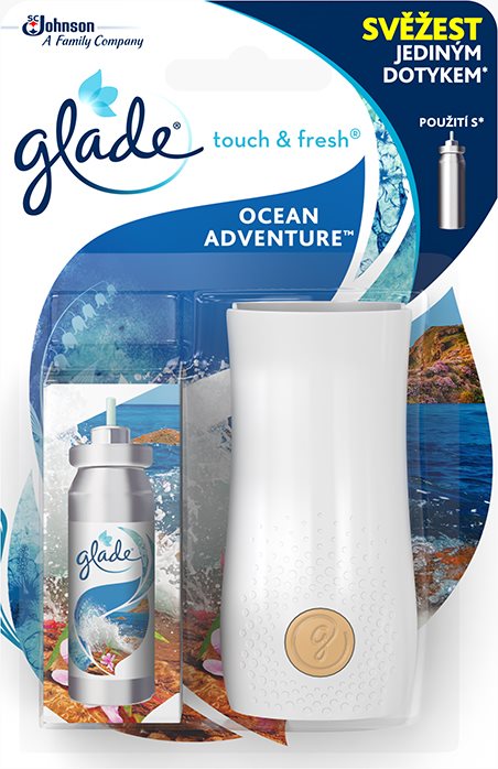 GLADE Touch&Fresh Ocean Advanture készülék + utántöltő 10 ml