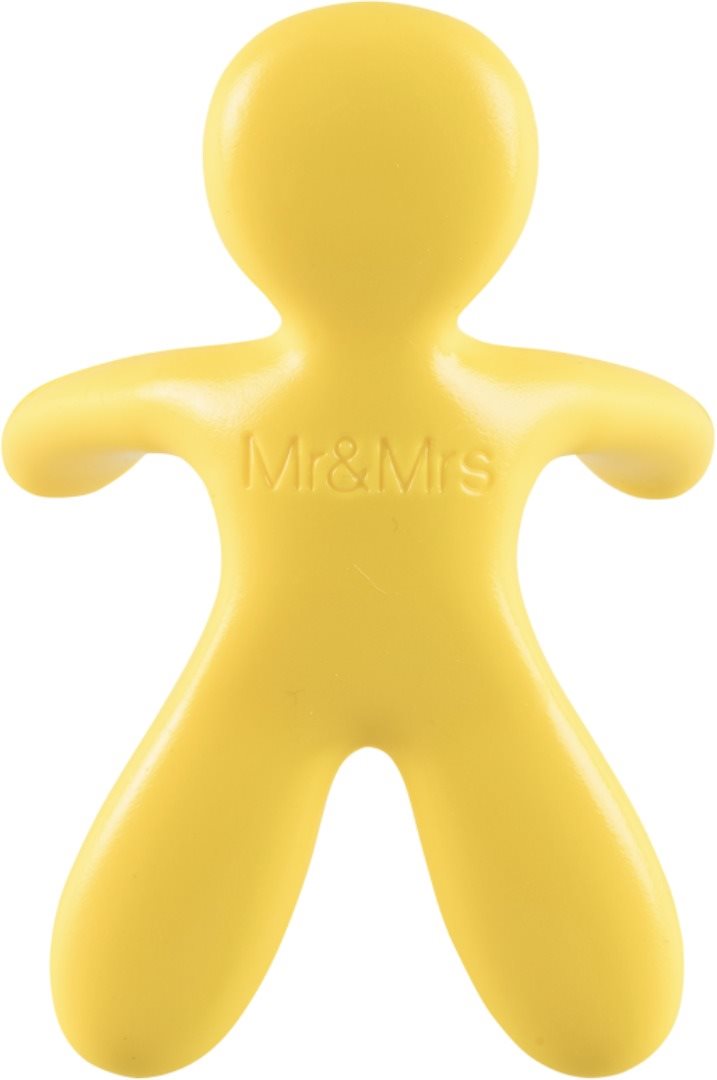 Autóillatosító Mr & Mrs FRAGRANCE Cesare Vanilla Box (Yellow) sárga színű