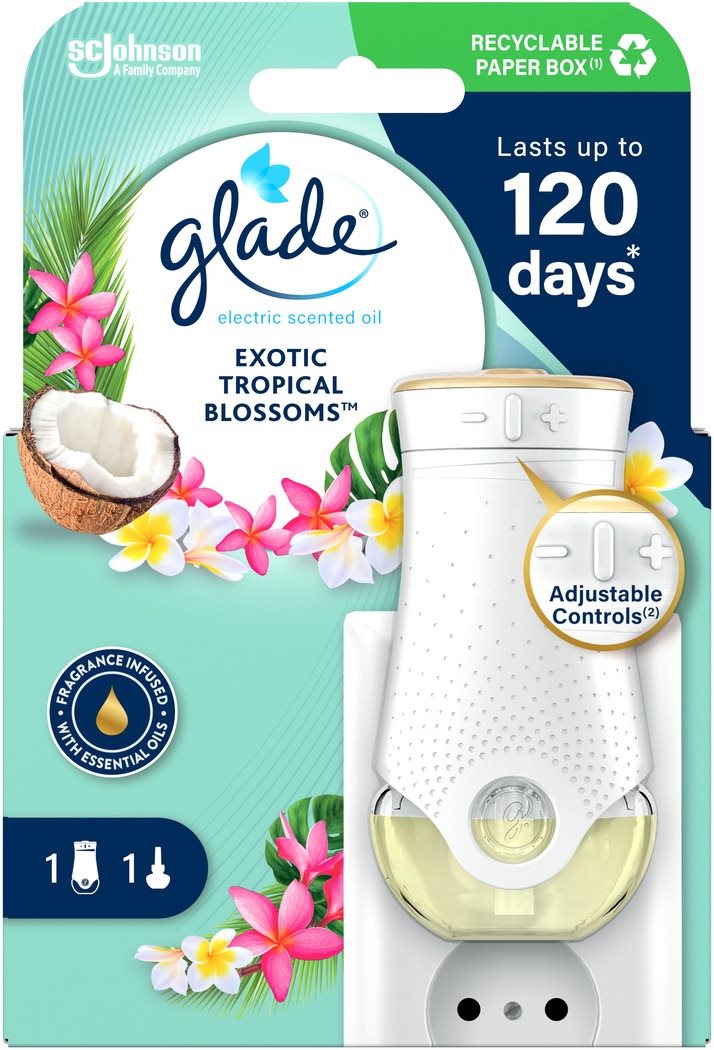 GLADE Electric Holder Exotic Tropical Blossoms 20 ml