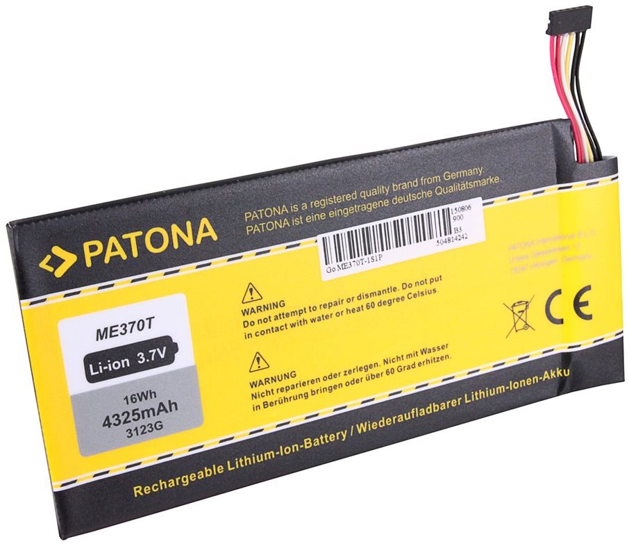 PATONA akkumulátor Asus Nexus 7 készülékhez 4325mAh 3.7V Li-ionhoz