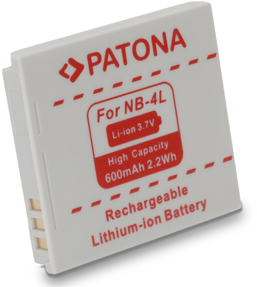 PATONA Canon NB-4L 600mAh Li-Ionhoz
