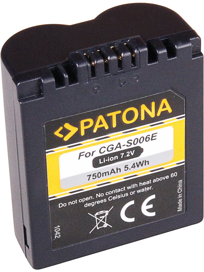 PATONA Panasonic CGA-S006E 750mAh Li-Ionhoz