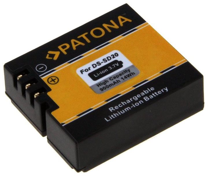 PATONA DS-SD20 900 mAh Li-Ion akkumulátor Rollei kamerákhoz
