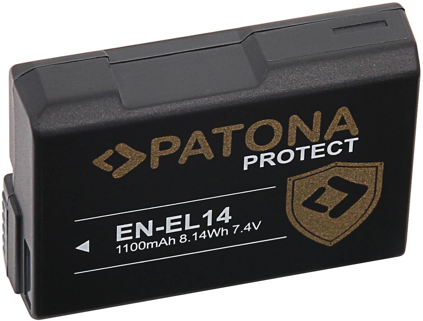 PATONA Nikon EN-EL14 1100mAh Li-Ion Protect