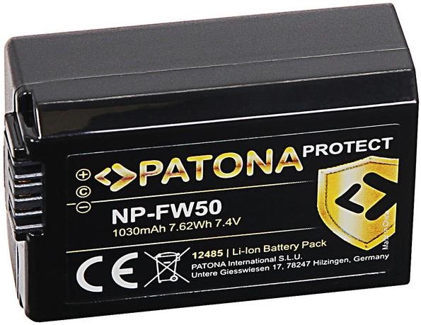 PATONA a Sony NP-FW50-hez 1030 mAh Li-Ion Protect