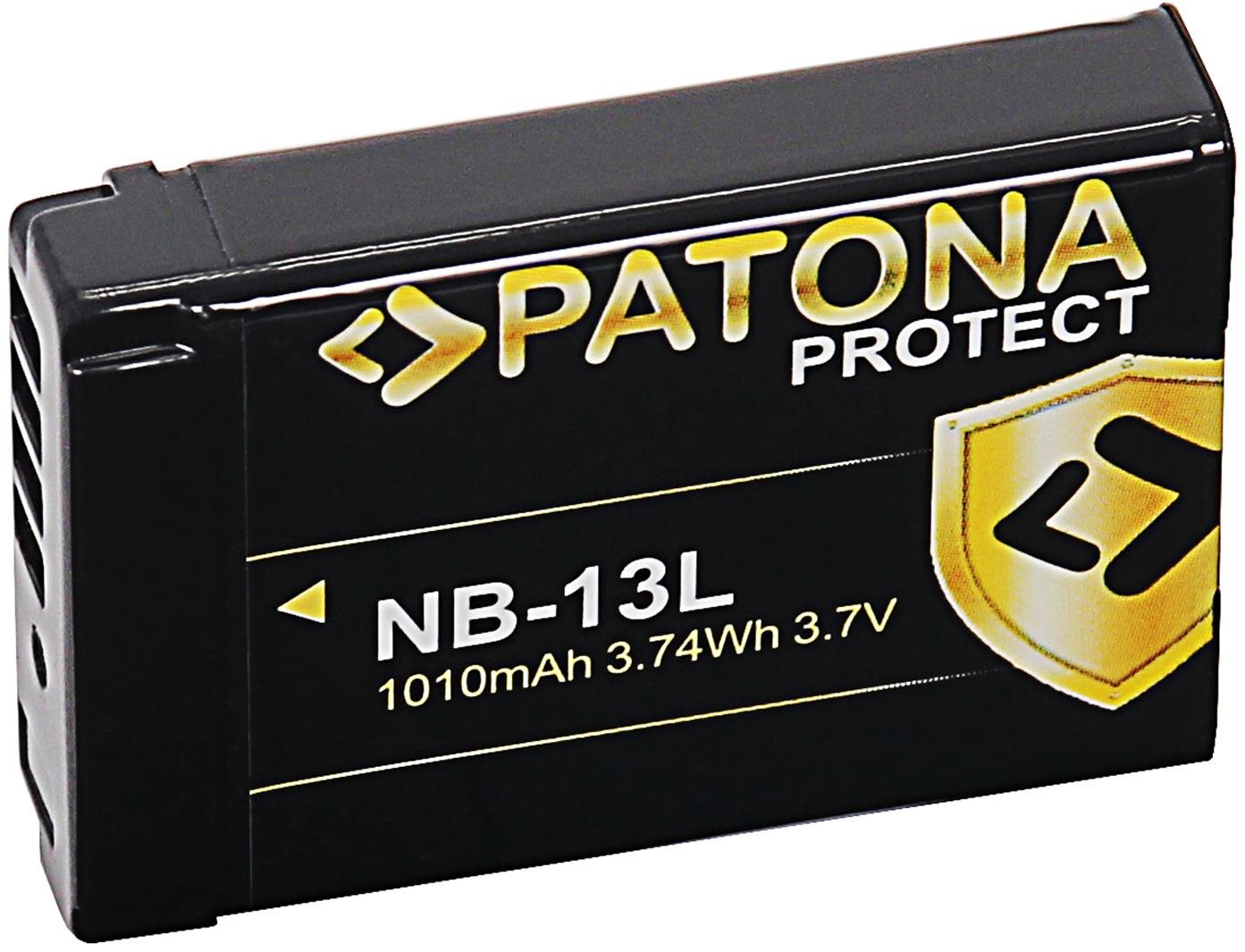 PATONA Canon NB-13L 1010mAh Li-Ion Protect