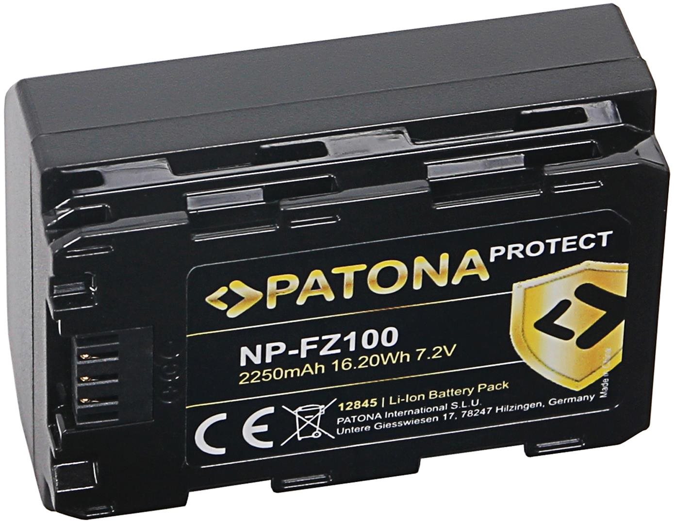 PATONA Sony NP-FZ100 2250mAh Li-Ion Protect