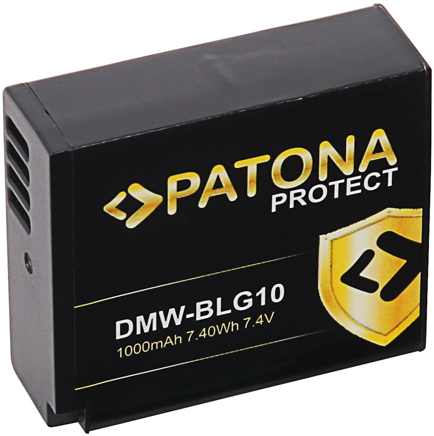 PATONA a Panasonic DMW-BLG10E-hez 1000 mAh Li-Ion Protect