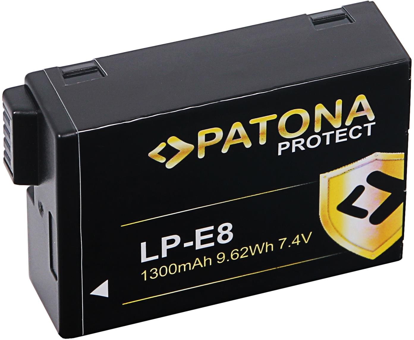 PATONA a Canon LP-E8/LP-E8+ 1300mAh Li-Ion Protect készülékhez