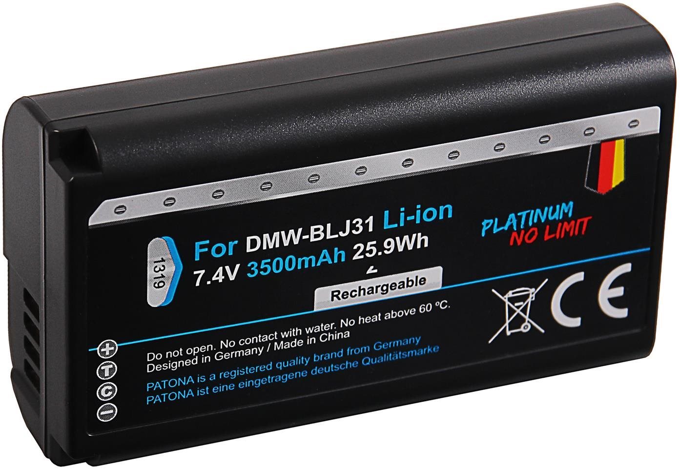 PATONA Panasonic DMW-BLJ31 3500mAh Li-Ion Platinum DC-S1