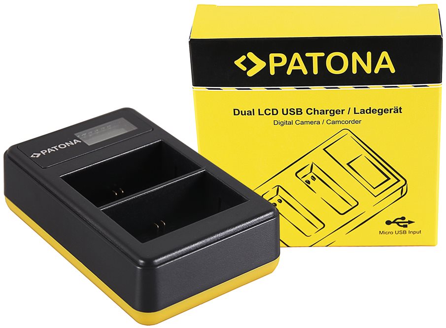 PATONA - Foto Dual LCD Canon LP-E6,USB