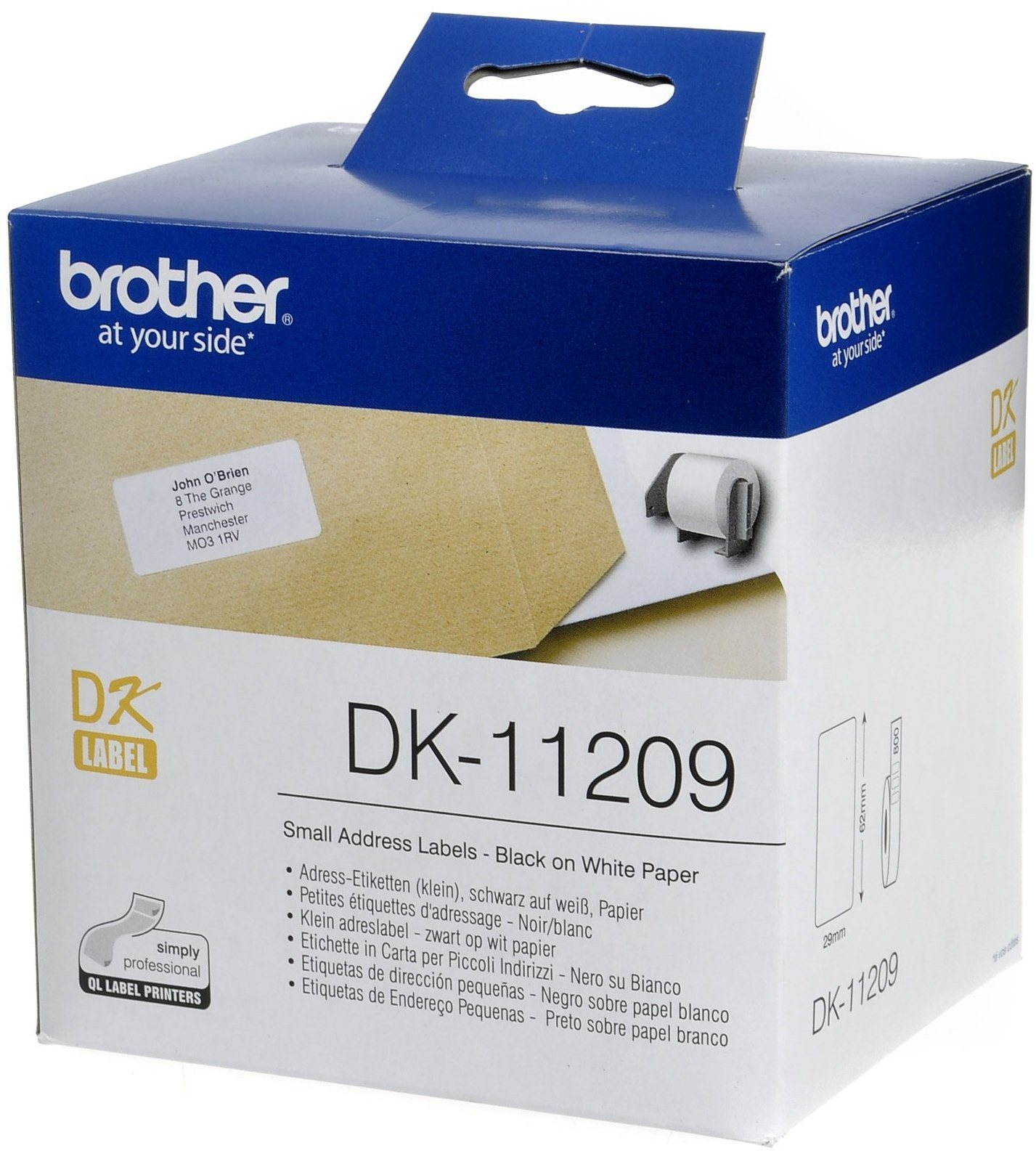 Brother DK-11209 Papírcímke