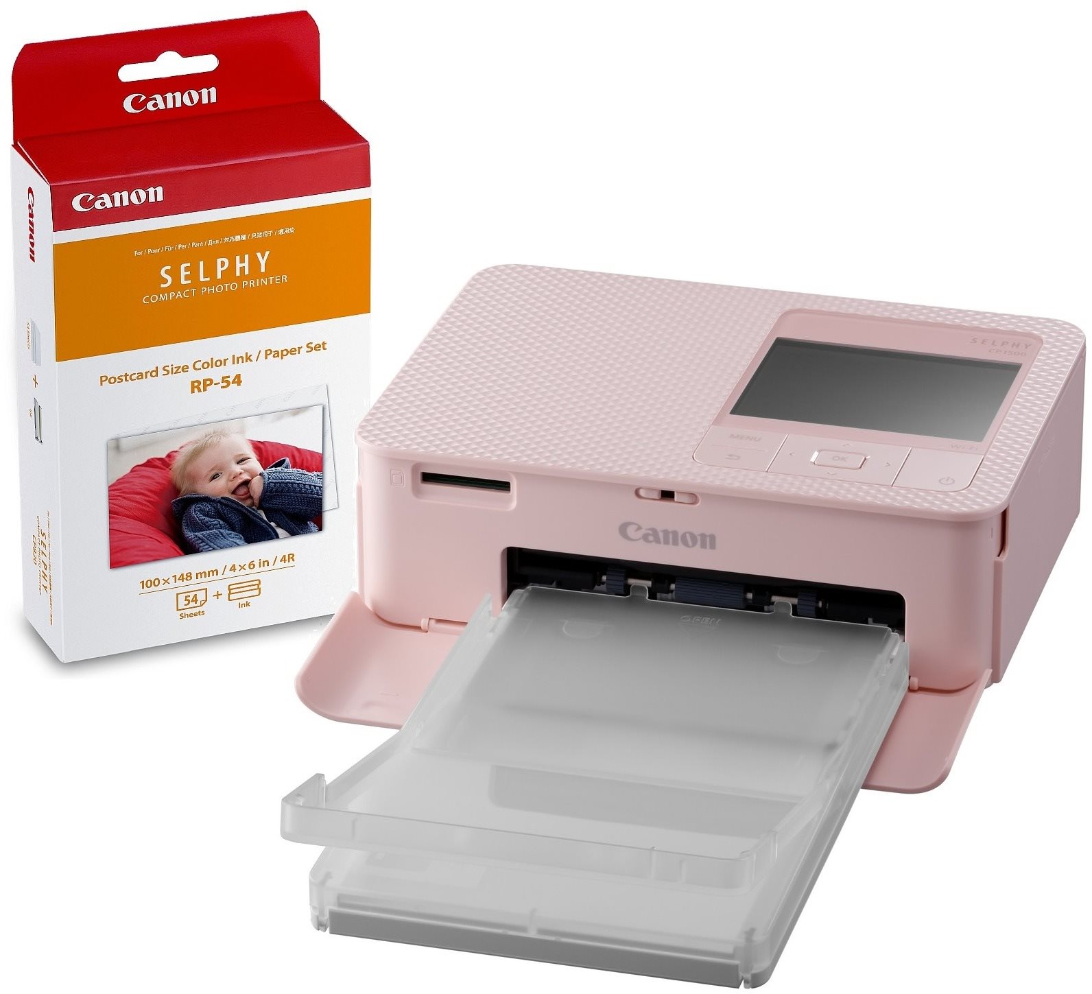 Canon SELPHY CP1500 rózsaszín + KP-36 papír