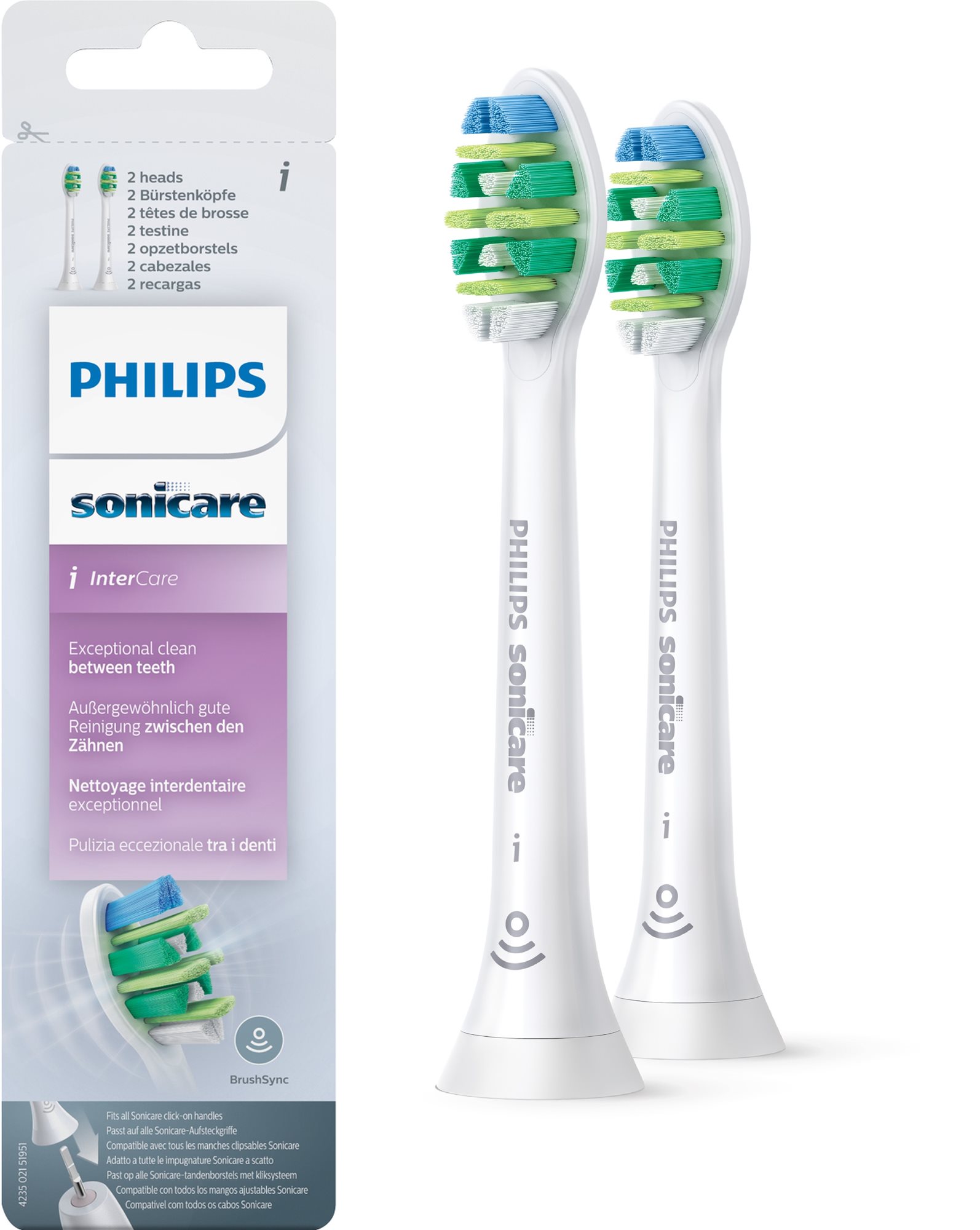Elektromos fogkefe fej Philips Sonicare InterCare HX9002/10