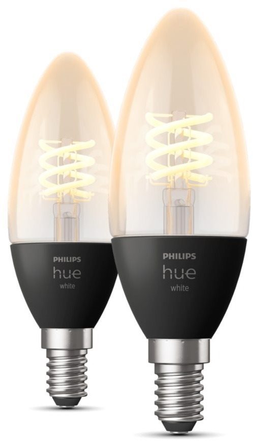 Philips Hue White 4.5W 550 Filament, gyertya, E14, 2 db