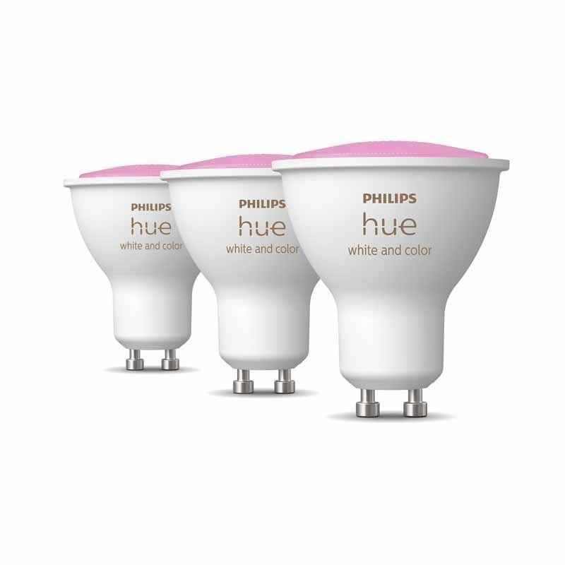 Philips Hue White and Color Ambiance 4.3W 350 GU10 3db