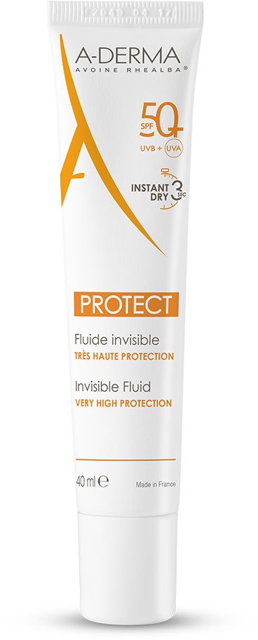 Naptej A-DERMA PROTECT INVISIBLE FLUID VERY HIGH PROTECTION SPF 50+ 40ml