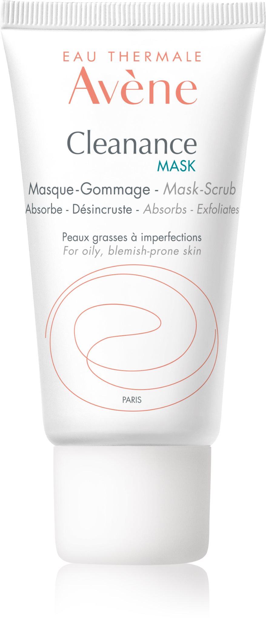 Arcpakolás AVENE Cleanance Mask - Peeling érzékeny, pattanásosodásra hajlamos bőrre 50 ml