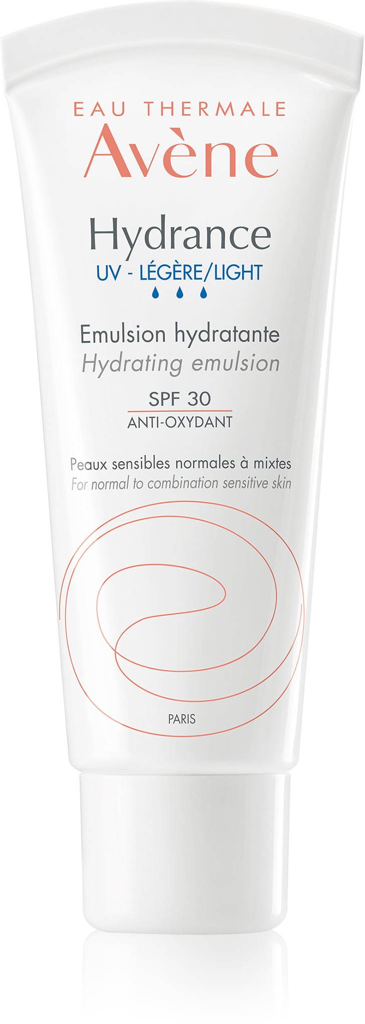 AVENE Hydrance Light hidratáló emulzió SPF 30 normál és kombinált, dehidratált, érzékeny bőrre