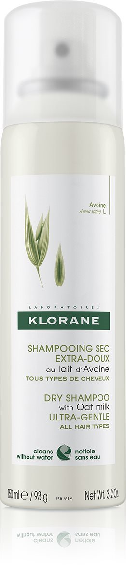 Szárazsampon KLORANE Oat Milk Ultra-Gentle Dry Shampoo 150 ml