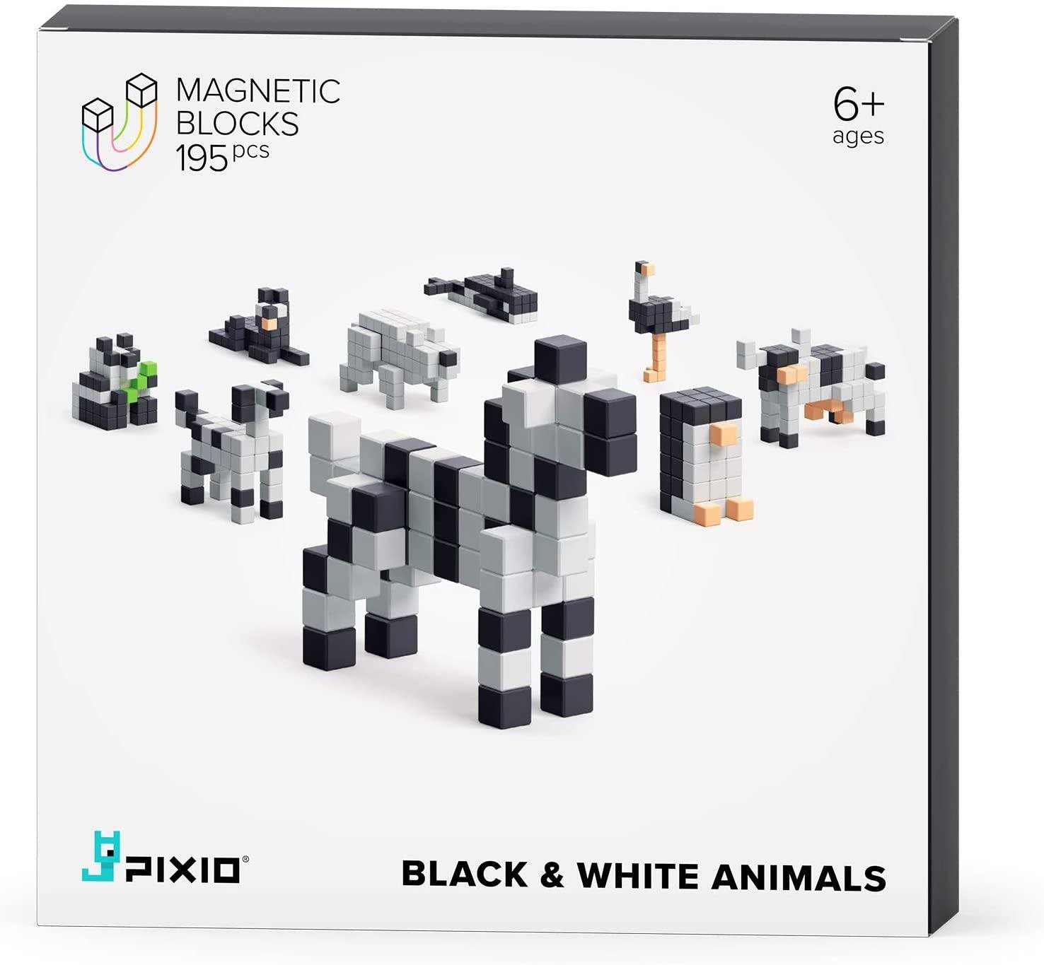 Pixio Black & White Animals Smart mágneses