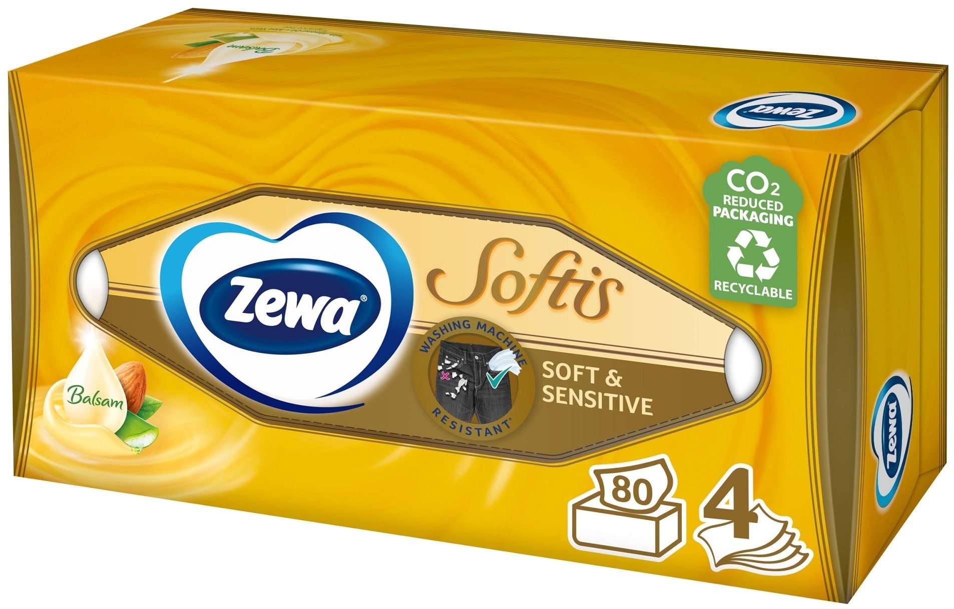 ZEWA Softis Soft & Sensitive BOX (80 db)