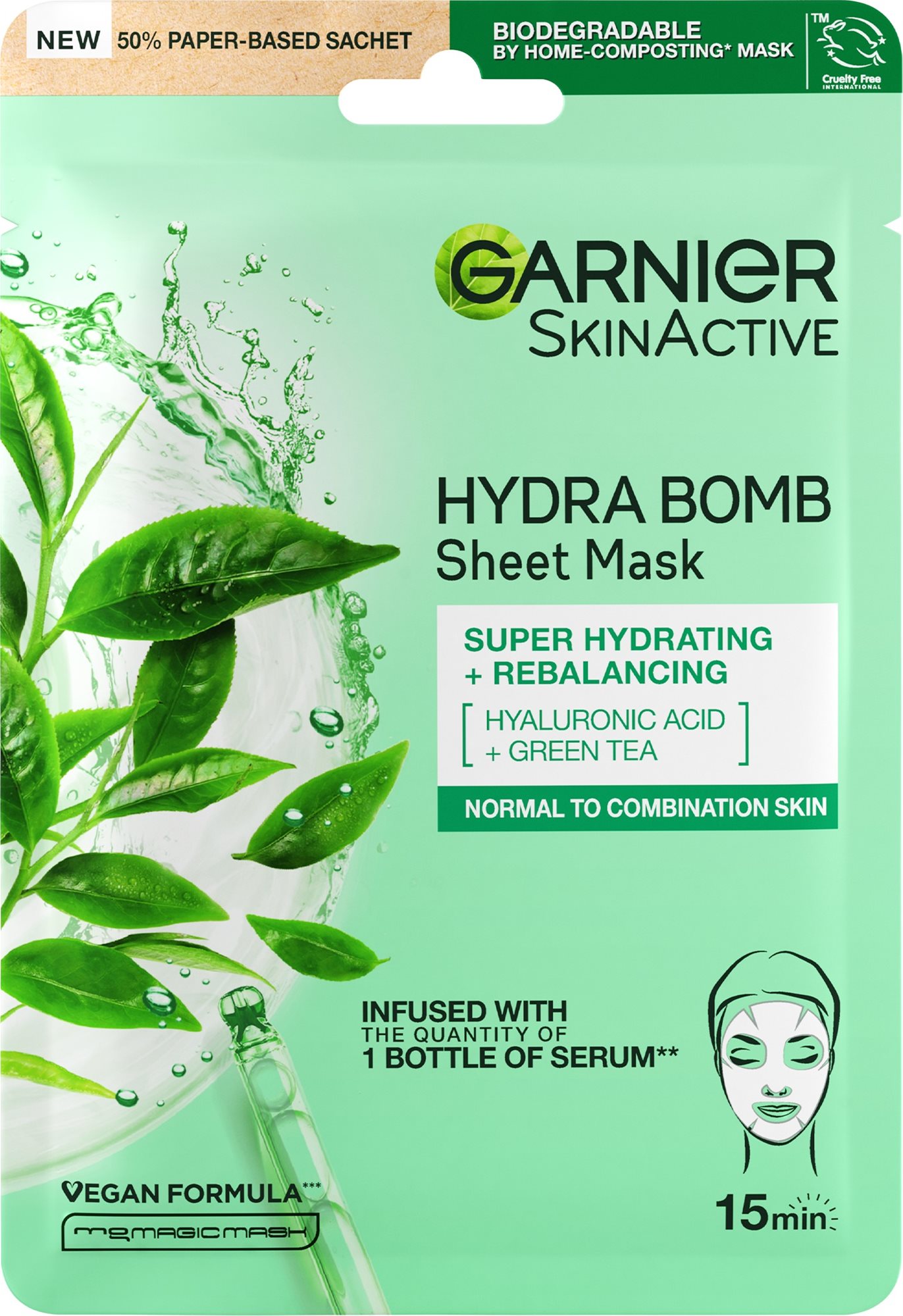 GARNIER Moisture+ Freshness Super Hydrating & Purifying Tissue Mask 28 g