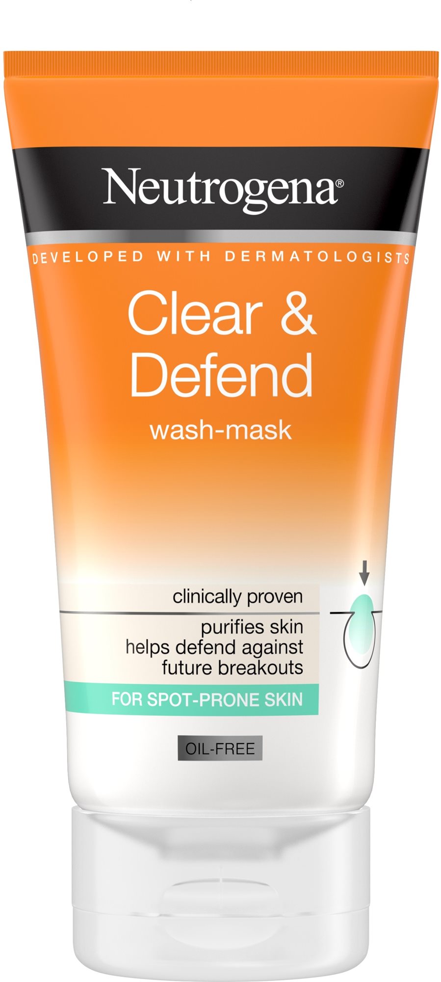 NEUTROGENA Clear & Defend Wash-Mask 150 ml