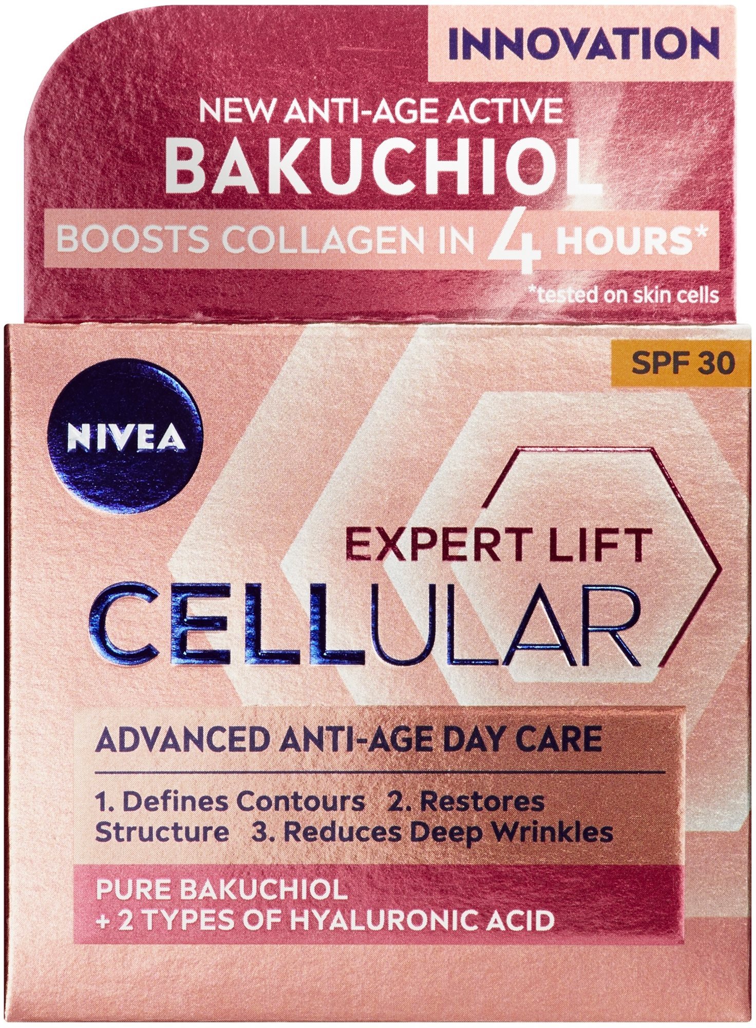 NIVEA Hyaluron Cellular Filler Elasticity-Reshape Day Cream SPF30 50 ml