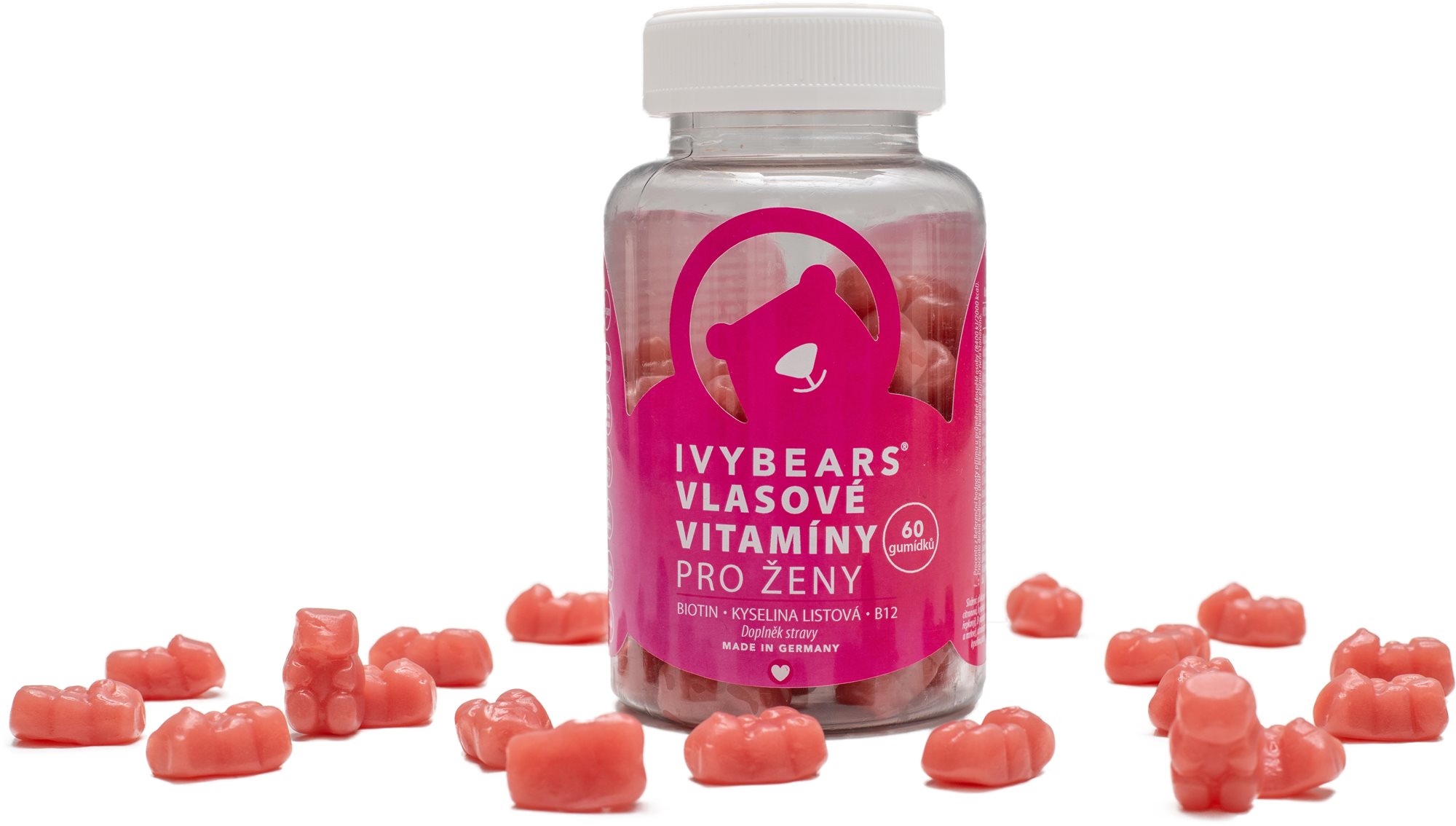 IVYBEARS Vlasové vitamíny pro ženy 60 ks