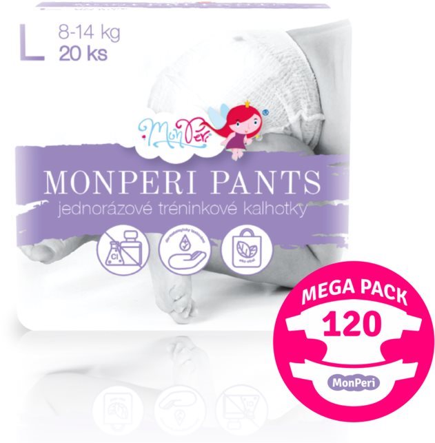 Bugyipelenka MonPeri Pants Mega Pack L (120 db)