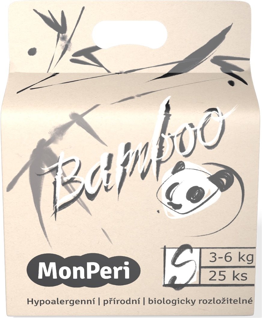 Öko pelenka MonPeri Bamboo EKO S (2) 25 db