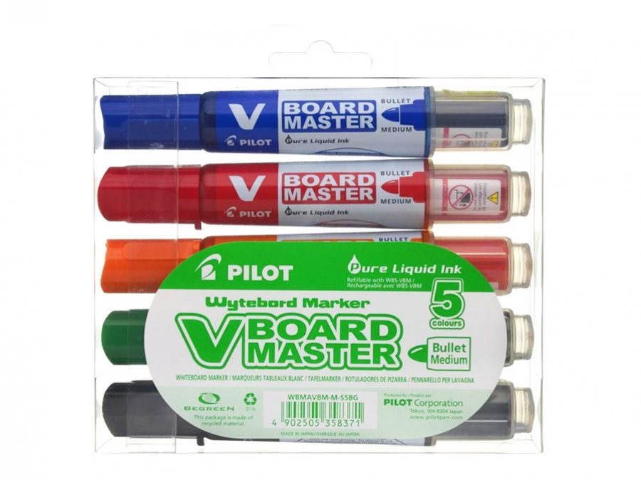 PILOT V-Board Master 2.3mm - 5 színű szett