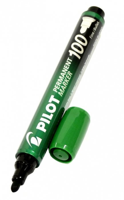 PILOT Permanent Marker 100 1mm zöld