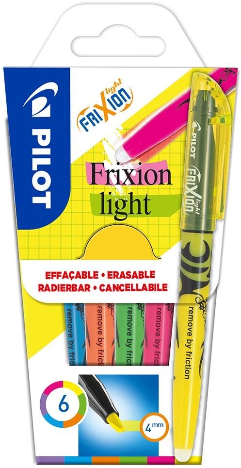 PILOT FriXion Light, 6 színből álló készlet