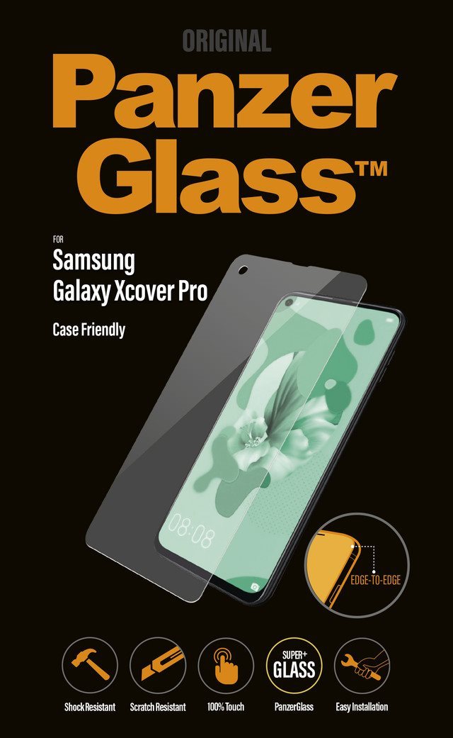 PanzerGlass Edge-to-Edge Samsung Galaxy Xcover Pro üvegfólia - átlátszó