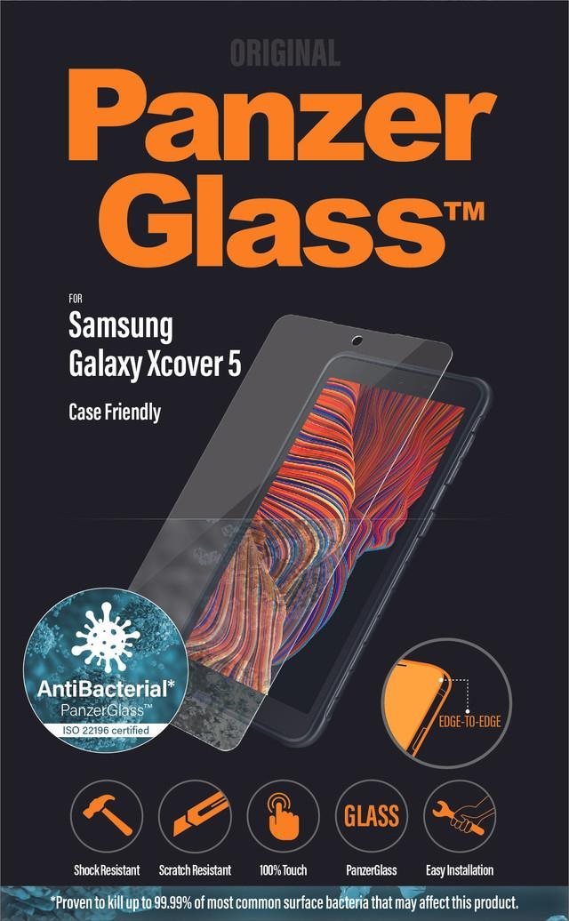 PanzerGlass Edge-to-Edge Antibacterial Samsung Galaxy Xcover 5 üvegfólia