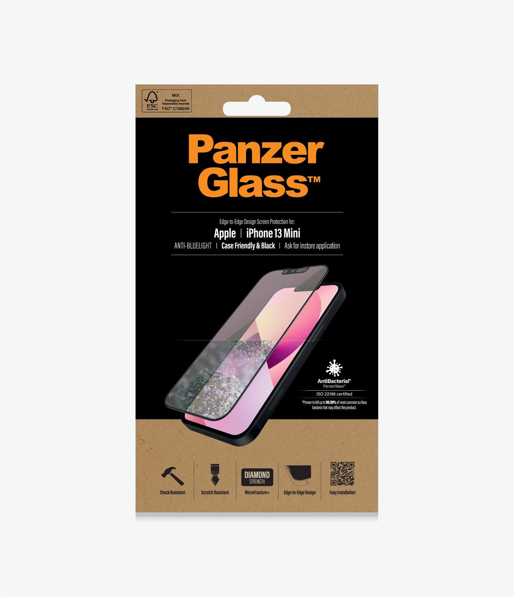 Üvegfólia PanzerGlass Apple iPhone 13 mini üvegfólia - Anti-Bluelight