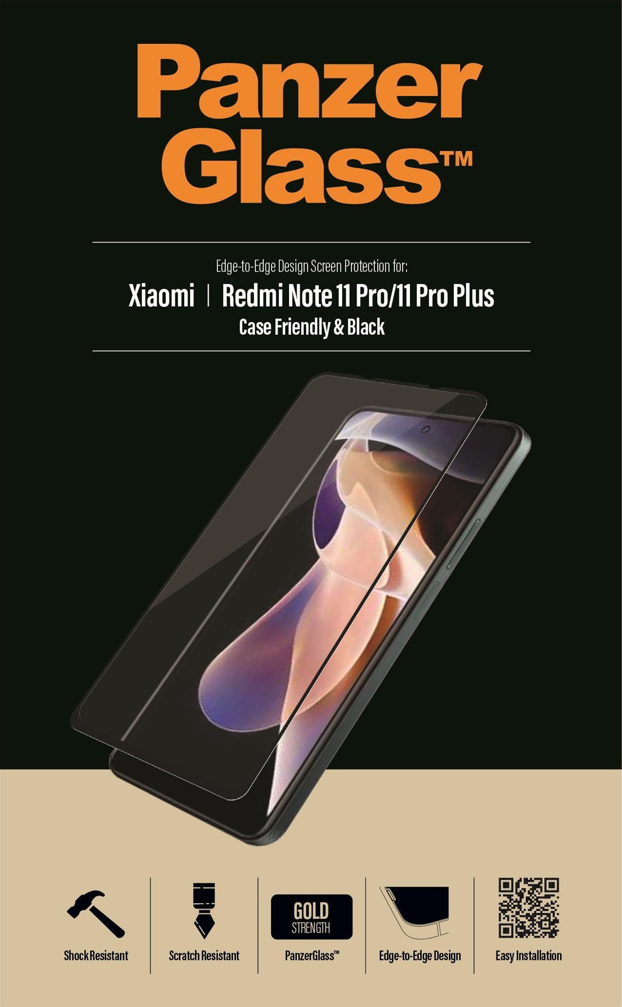 PanzerGlass Xiaomi Redmi Note 11 Pro/ 11 Pro Plus üvegfólia