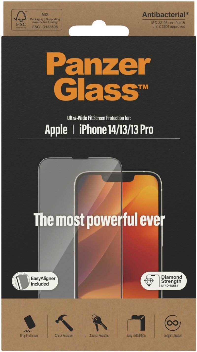PanzerGlass Apple iPhone 13/ 13 Pro/ 14 üvegfólia + felhelyező keret