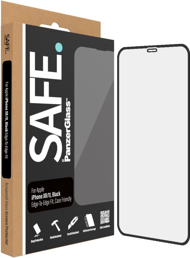 Üvegfólia SAFE. by Panzerglass Apple iPhone XR/ 11 üvegfólia - fekete keret