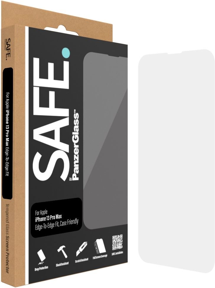 SAFE. by Panzerglass Apple iPhone 13 Pro Max üvegfólia - fekete keret