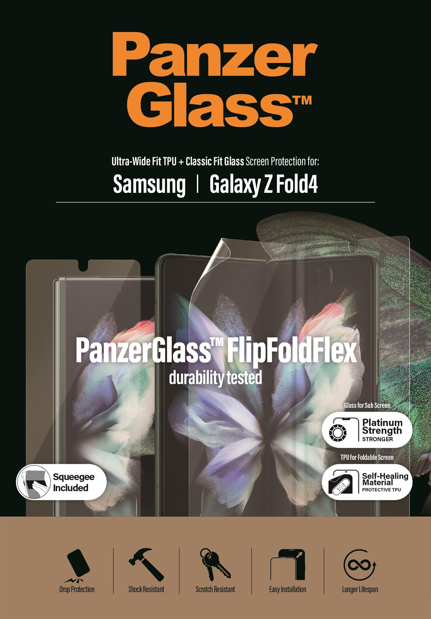 PanzerGlass Samsung Galaxy Z Fold 4 üvegfólia - TPU fólia + üveg